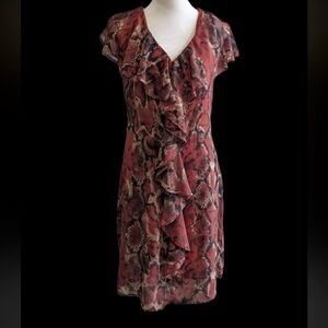 Blu Sage Y2K Snake Print Dress